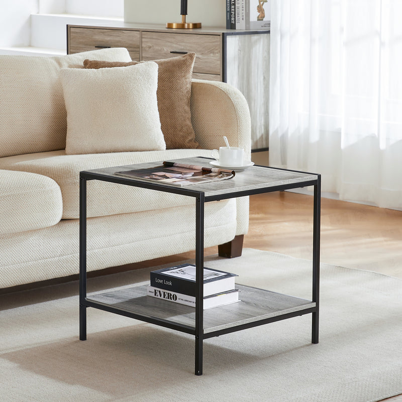 Brooklyn End Table - Grey