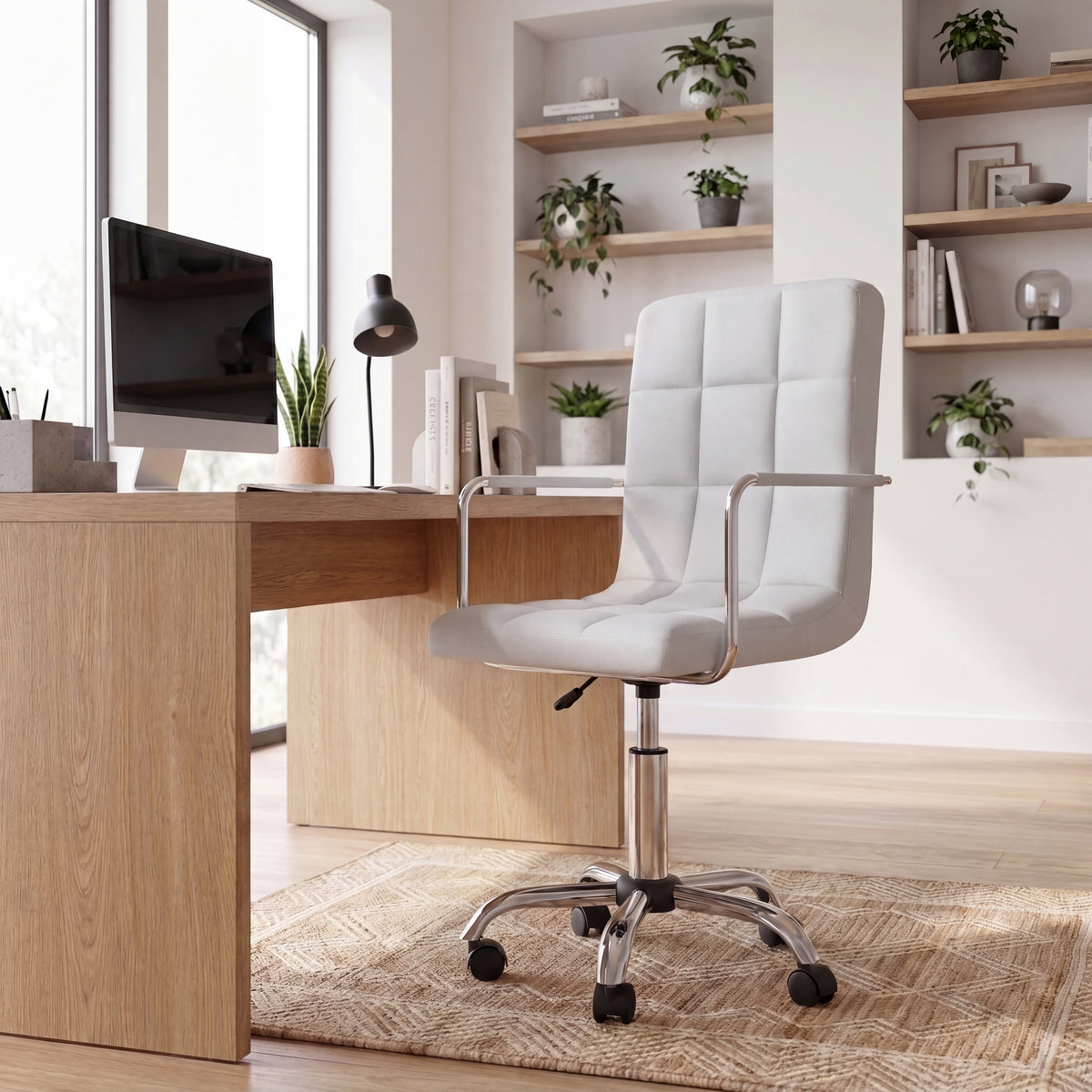 Calbo Office Chair, Grey UKFR