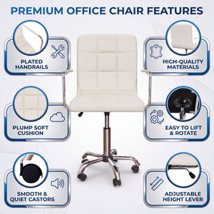 Calbo Office Chair, Beige UKFR