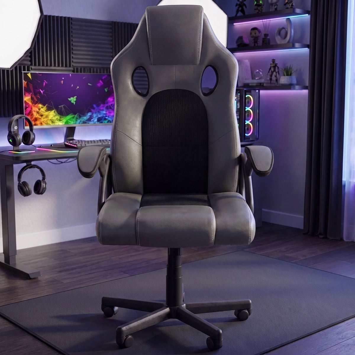 Coma Racing Gaming Chair, Grey UKFR