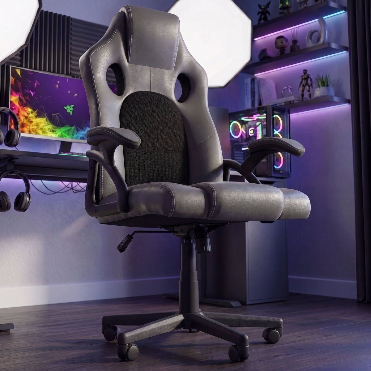 Coma Racing Gaming Chair, Grey UKFR