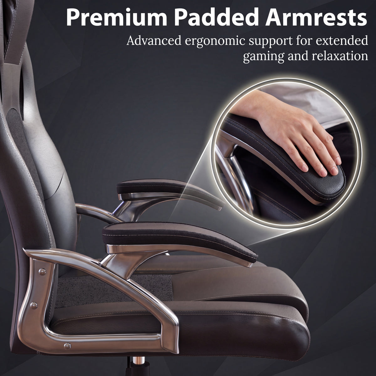 Coma Racing Gaming Chair, Grey UKFR