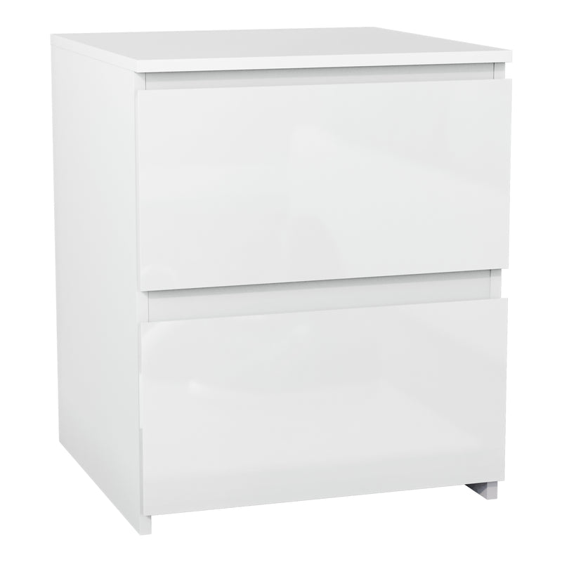 Glinton 2-Drawer Bedside Chest - White (FSC 100%)