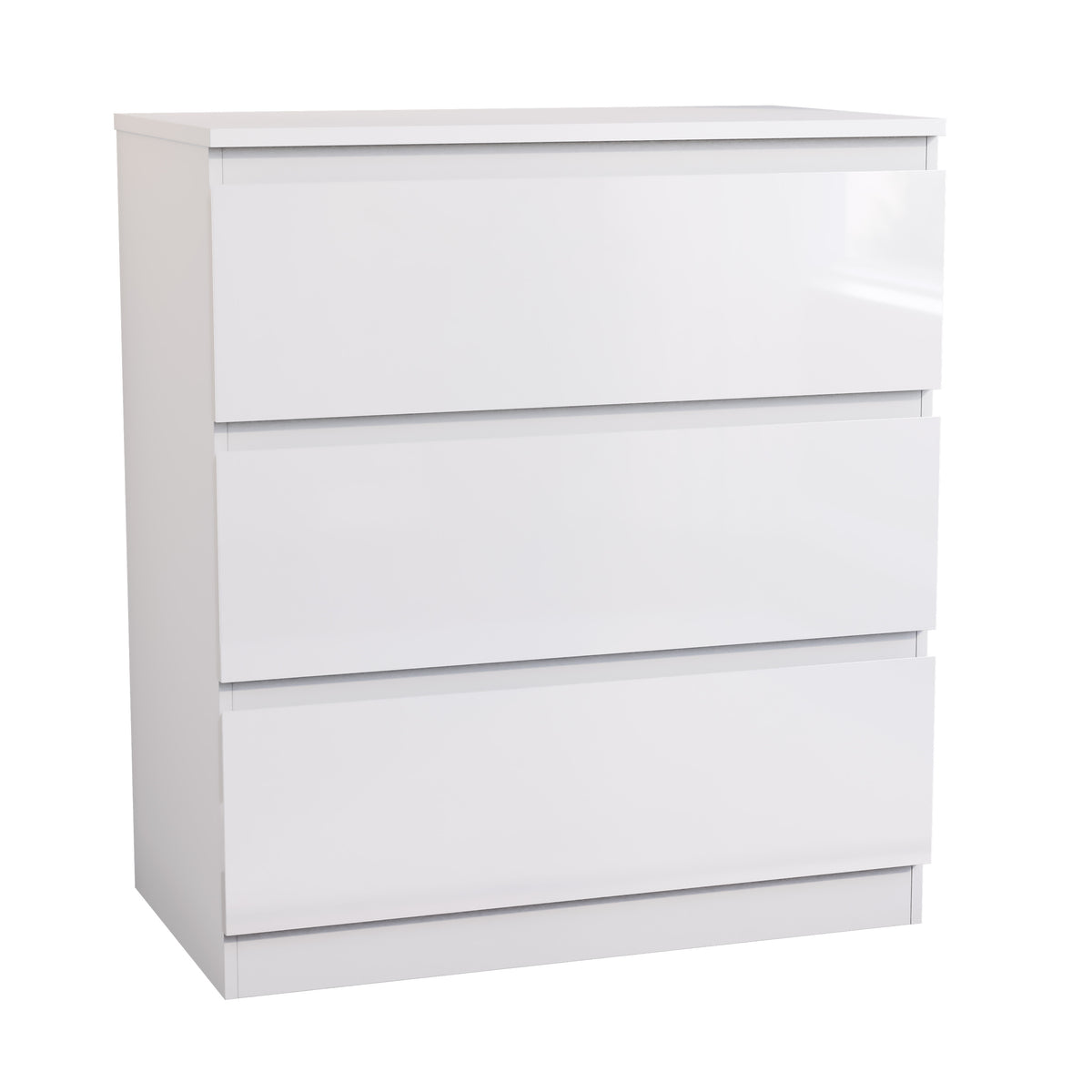 Glinton 3-Drawer Chest, White