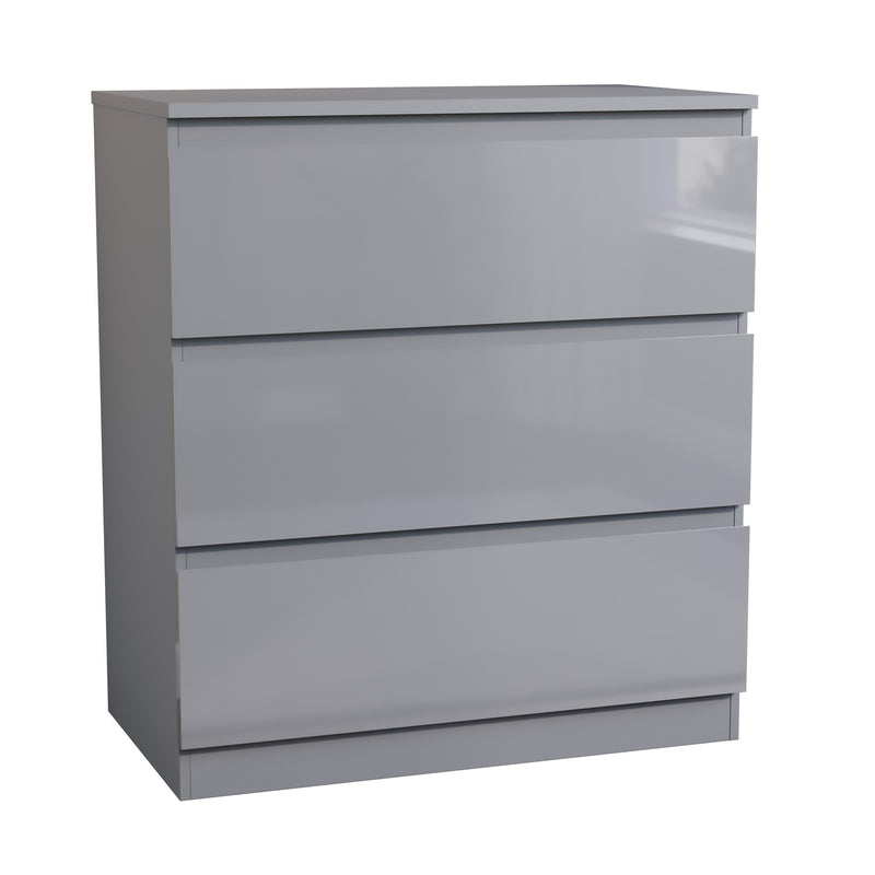 Glinton 3-Drawer Chest, Grey (FSC 100%)