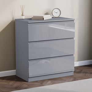 Glinton 3-Drawer Chest, Grey (FSC 100%)