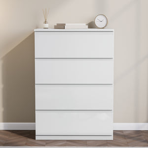 Glinton 4-Drawer Chest, White (FSC 100%)