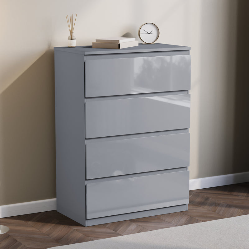 Glinton 4-Drawer Chest, Grey (FSC 100%)