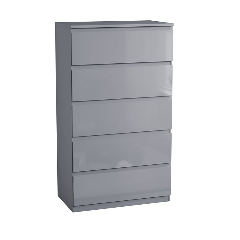 Glinton 5-Drawer Chest, Grey (FSC 100%)