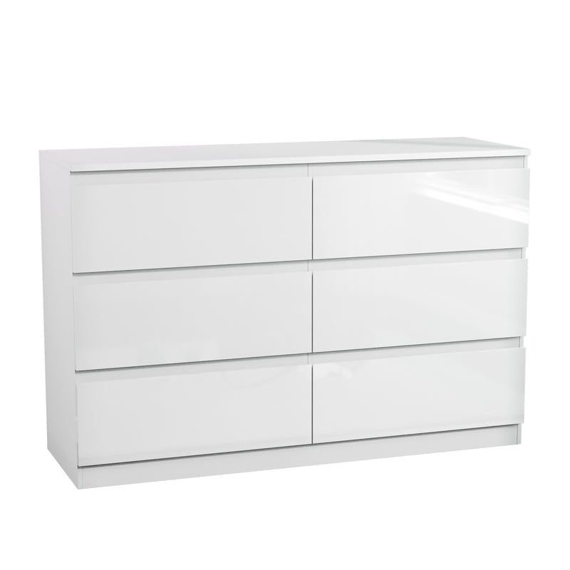 Glinton 6-Drawer Chest, White (FSC 100%)