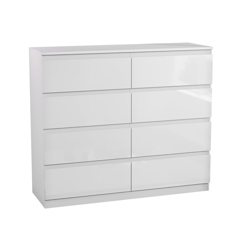 Glinton 8-Drawer Chest, White (FSC 100%)