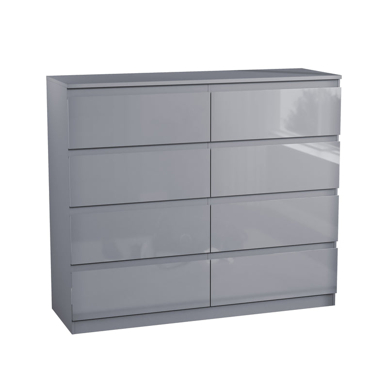 Glinton 8-Drawer Chest, Grey (FSC 100%)