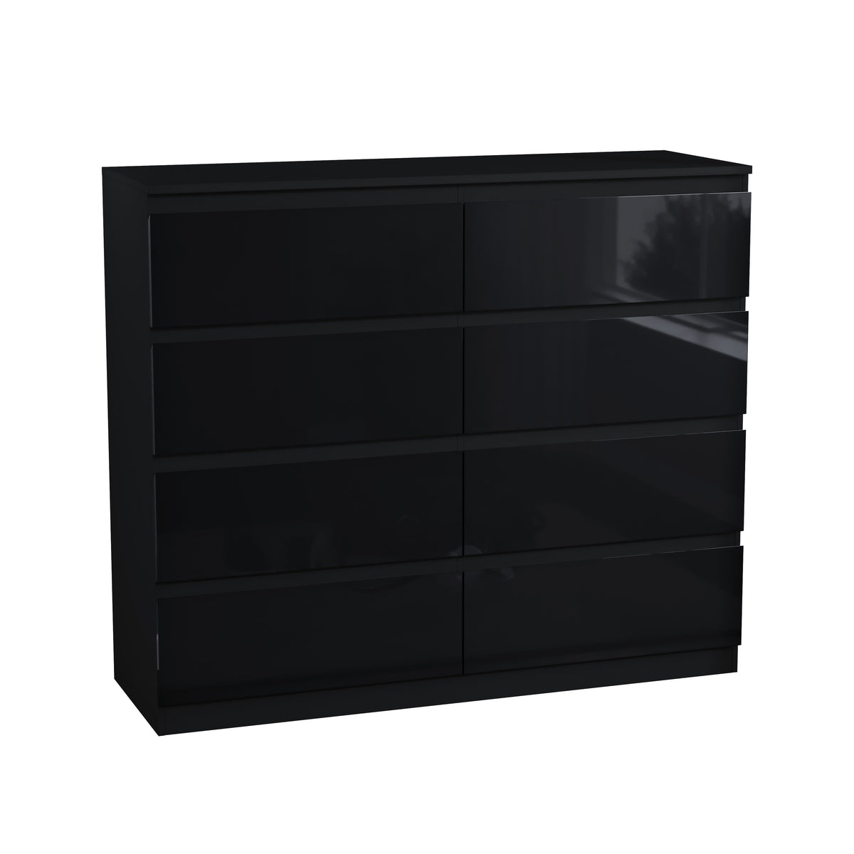 Glinton 8-Drawer Chest, Black (FSC 100%)