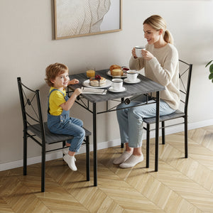 Roslyn 2-Seater Dining Set - Grey