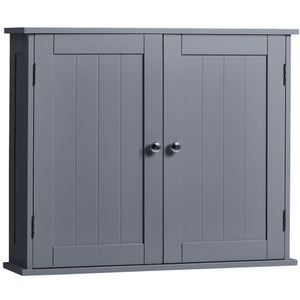 Priano 2 Door Wall Cabinet, Grey