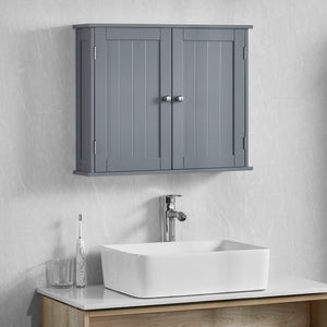 Priano 2 Door Wall Cabinet, Grey