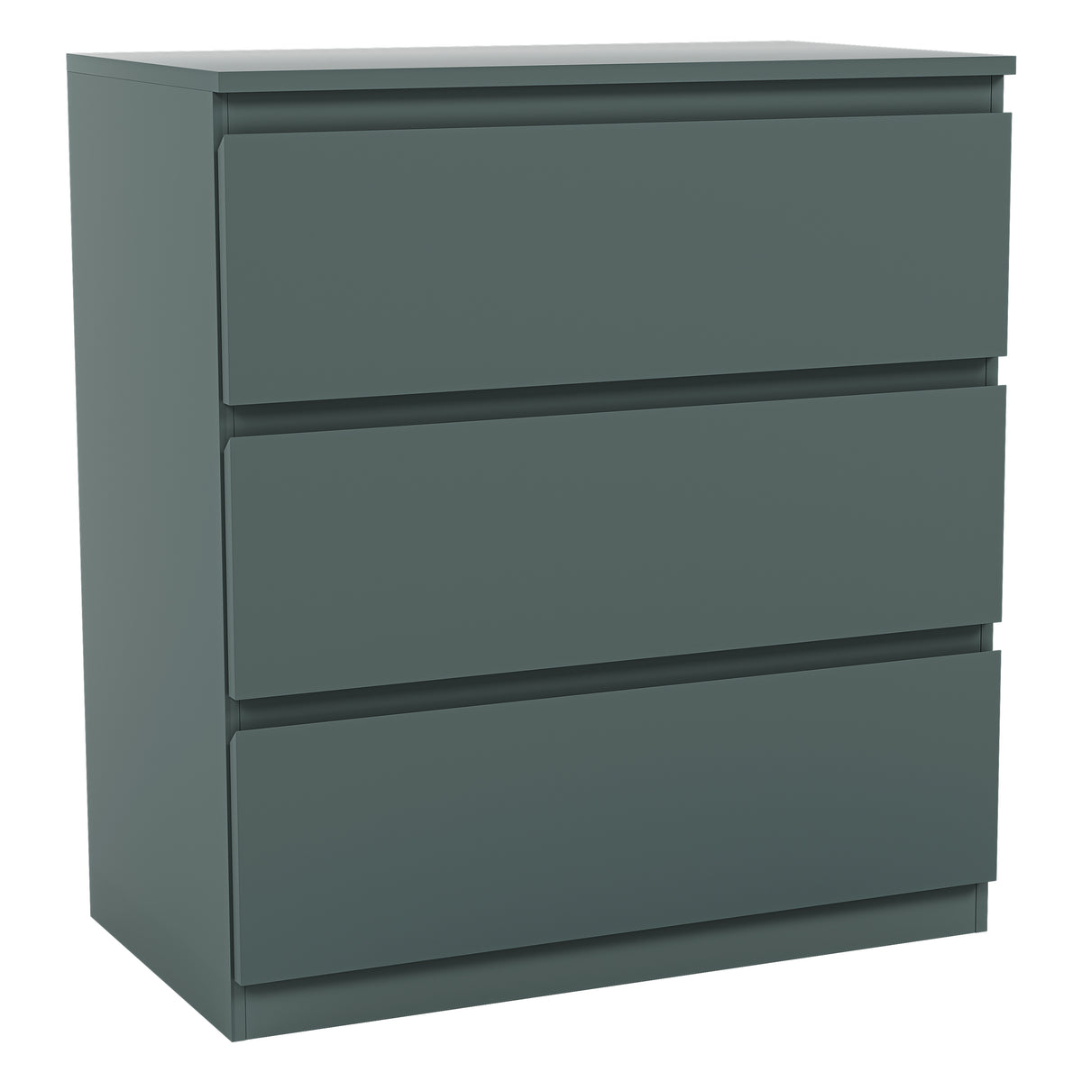 Denver 3 Drawer Chest, Jasper Green