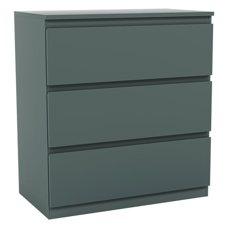 Denver Chest of 3 Drawer, Jasper Green