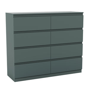 Denver Chest of 8 Drawers, Jasper Green