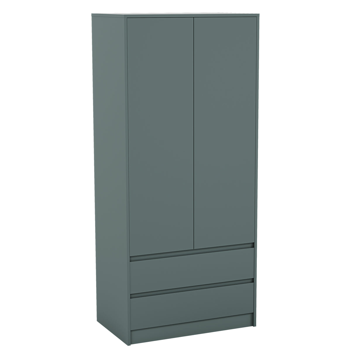 Denver 2 door 3 drawer wardrobe, Jasper Green