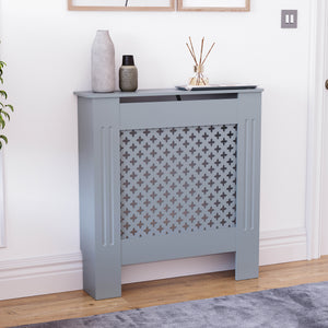Oxford Radiator Cover - Dark Grey, Small, Modern Design
