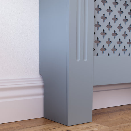 Oxford Radiator Cover - Dark Grey, Small, Modern Design
