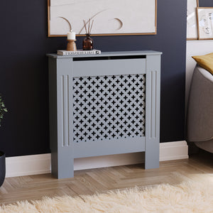 Oxford Radiator Cover - Dark Grey, Small, Modern Design
