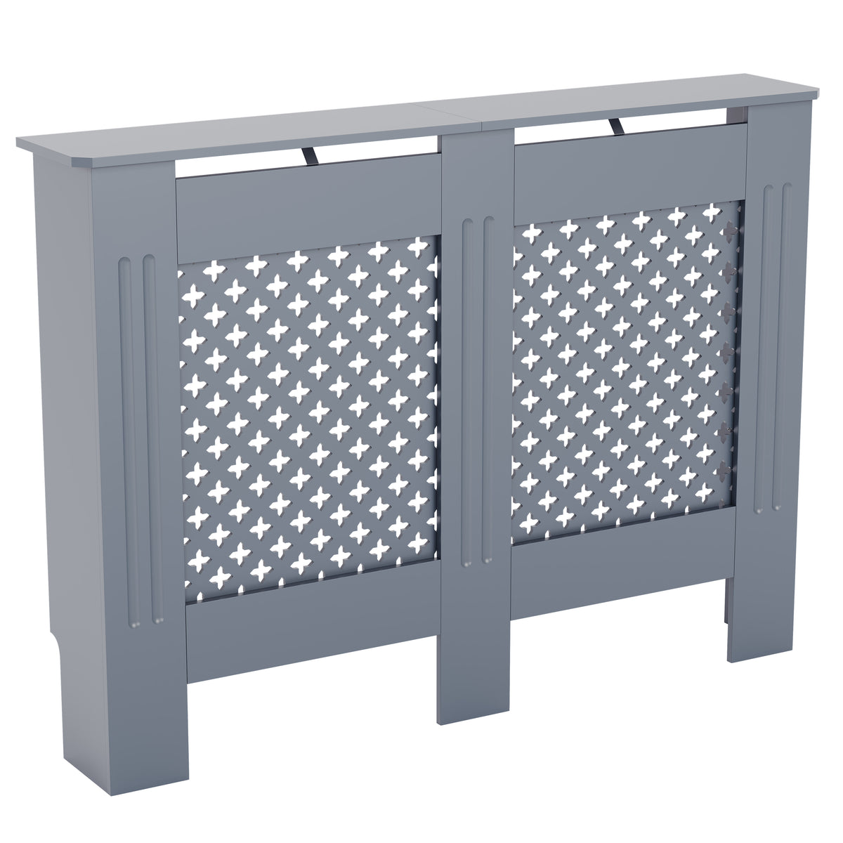 Oxford Radiator Cover Dark Grey, Medium