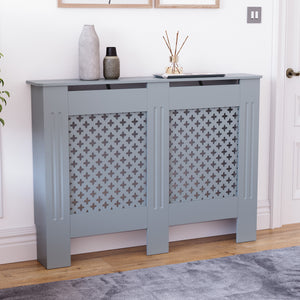 Oxford Radiator Cover Dark Grey, Medium