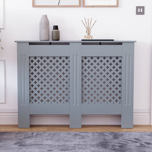 Oxford Radiator Cover Dark Grey, Medium