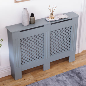 Oxford Radiator Cover Dark Grey, Medium