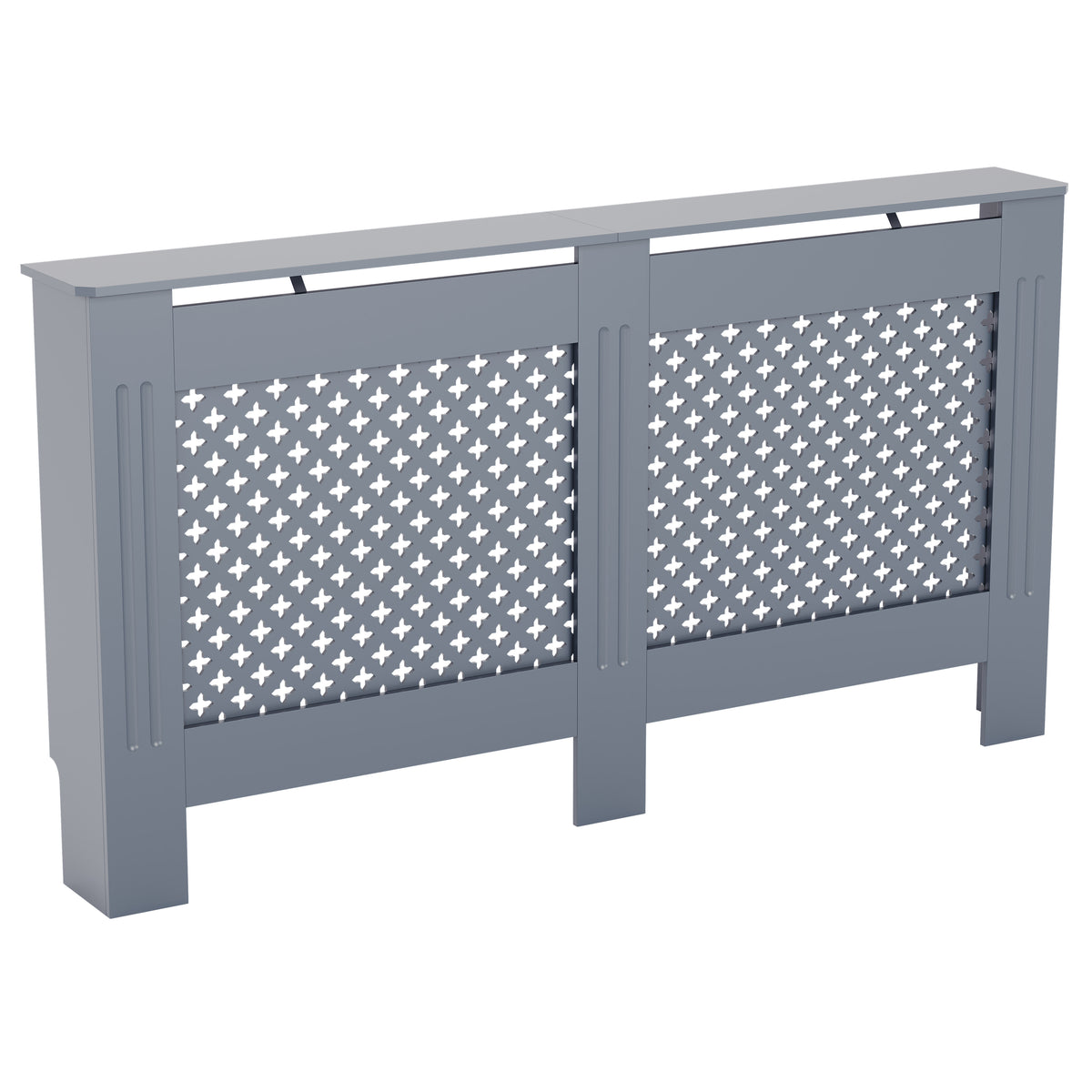 Oxford Radiator Cover Dark Grey, Large