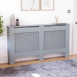 Oxford Radiator Cover - Dark Grey, Large, Modern Design
