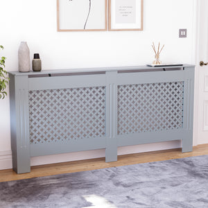 Oxford Radiator Cover Dark Grey, Extra Large