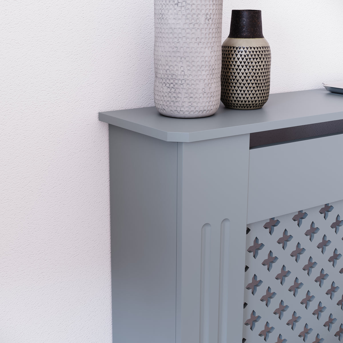 Oxford Radiator Cover Dark Grey, Extra Large