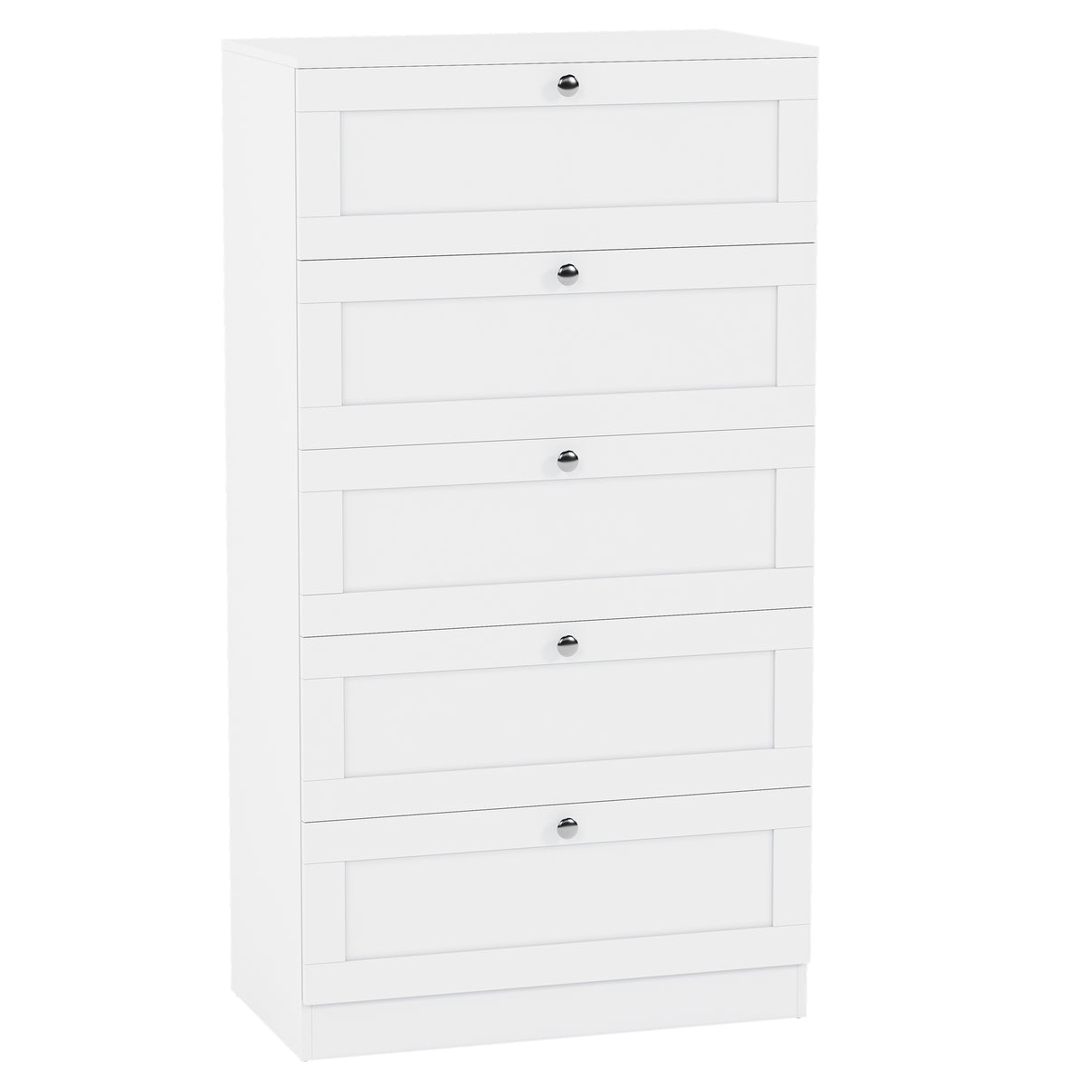 Altino 5 Drawer Chest Cabinet, White