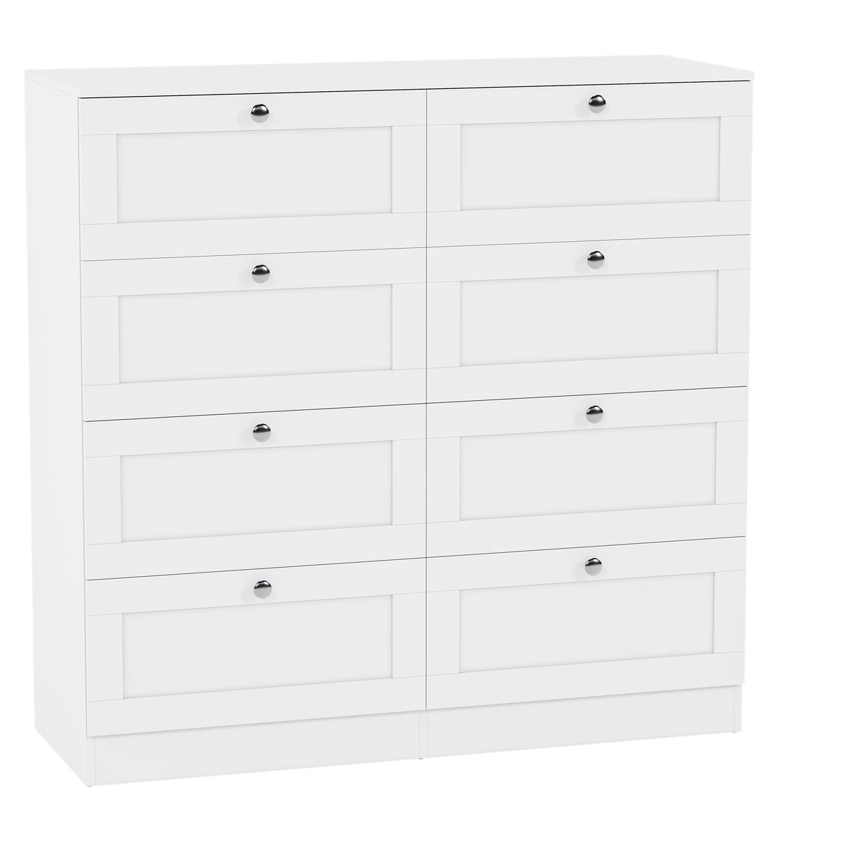 Altino 8 Drawer Chest Cabinet, White