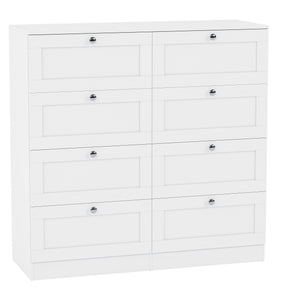 Altino 8 Drawer Chest Cabinet, White