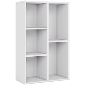 5-Cube Storage Cabinet Unit, White