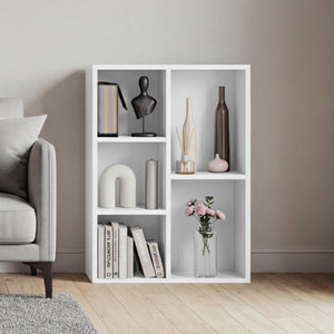 5-Cube Storage Cabinet Unit, White