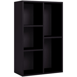 5-Cube Storage Cabinet Unit, Black
