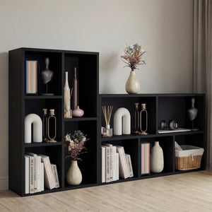 5-Cube Storage Cabinet Unit, Black
