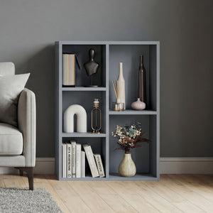 5-Cube Storage Cabinet Unit, Grey