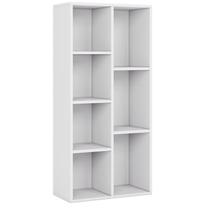 7-Cube Storage Cabinet Unit, White