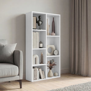 7-Cube Storage Cabinet Unit, White