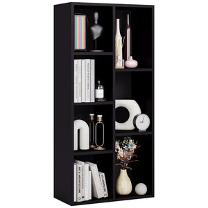 7-Cube Storage Cabinet Unit, Black