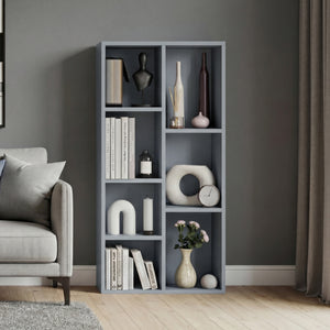 7-Cube Storage Cabinet Unit, Grey