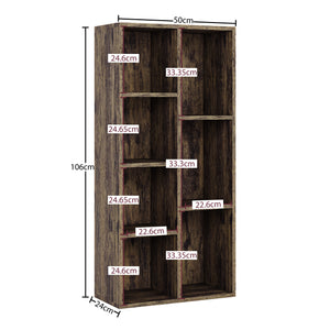 7-Cube Storage Cabinet Unit, Grey
