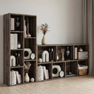 7-Cube Storage Cabinet Unit, Grey