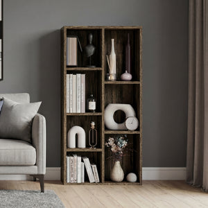 7-Cube Storage Cabinet Unit, Grey